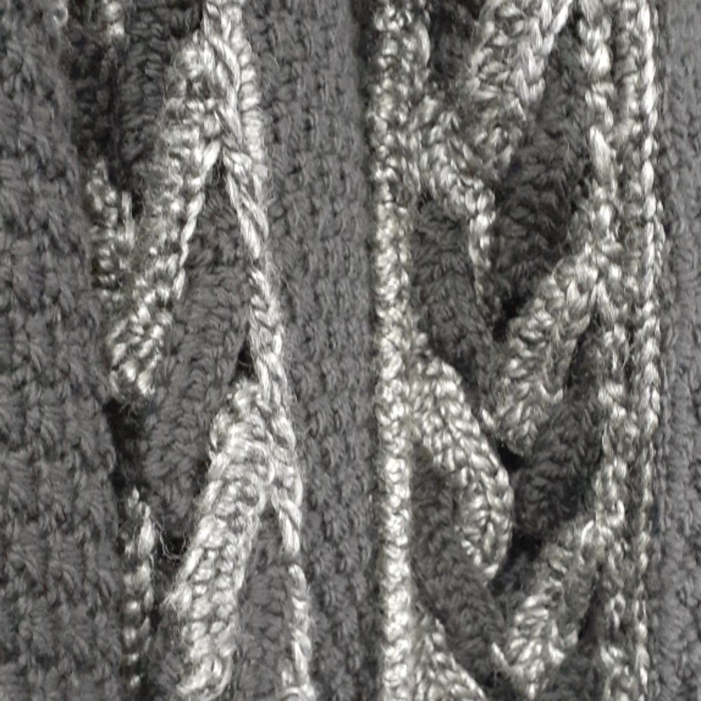 Vintage Catherine Malandrino Wool Cable Knit Fringe Duster Cardigan Small Boho - Picture 4 of 8